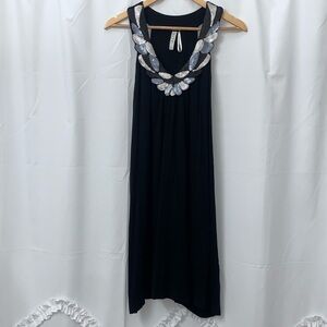 Women’s Kische Black Sleeveless Dress Size Large EUC